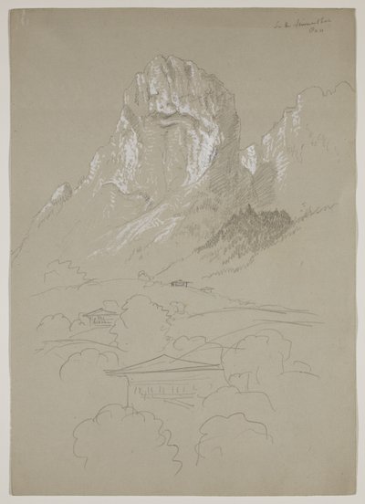 In the Simmental, Switzerland, 1841 by Thomas Cole